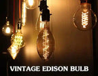 BABBAK'S LTD Vintage Edison Spiral LED Bulb – Retro E27 Warm Light Home Decor