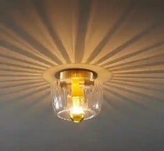 BABBAK'S LTD Black & Gold Wall Lamp – Double Light E27 LED Classic Wall Sconce