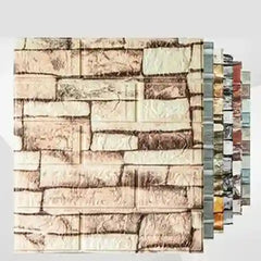 BABBAK'S LTD Self-Adhesive Retro Brick Wall Sticker – Modern Style Paper Peel & Stick Wallpaper