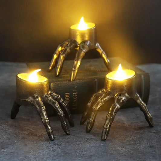 Creepy Glow Candle Decor