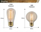 BABBAK'S LTD Vintage Edison Spiral LED Bulb – Retro E27 Warm Light Home Decor