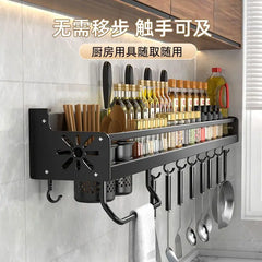 BABBAK'S LTD Metal Kitchen Storage Rack – Eco‑Friendly Non‑Folding Holder for Sundries & Counter Organization