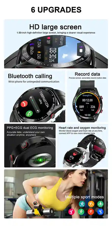 Smart Watch for Men HW20 Fitness Watch | BABBAK'S LTD
