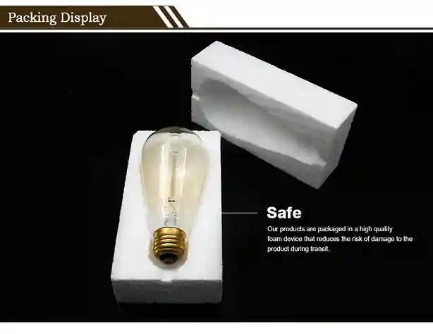 BABBAK'S LTD Vintage Edison LED Bulb – Retro E27 40W Warm Light Home & Café Lighting