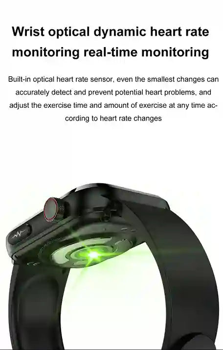 Smart Health Watch wrist view showing notifications