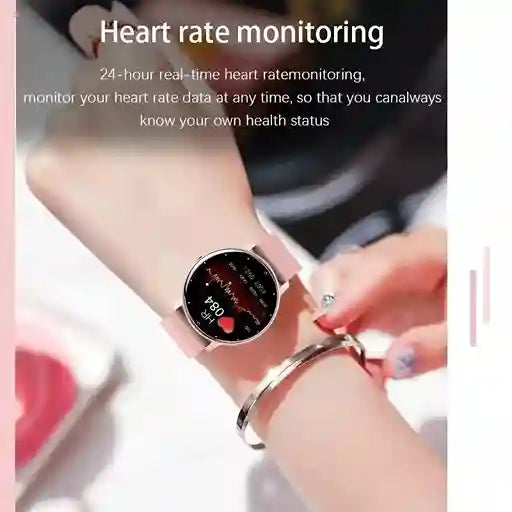 Smart health tracker watch activity tracking screen