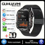 Smart watch GPS distance and route tracking