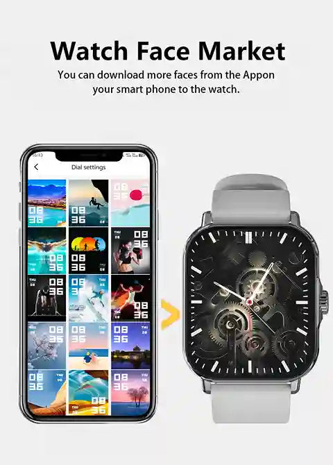 Smart watch showing call screen bluetooth calling feature