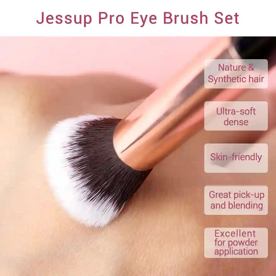 Jessup 15pc Eye Makeup Brush Set T157, BABBAK'S LTD
