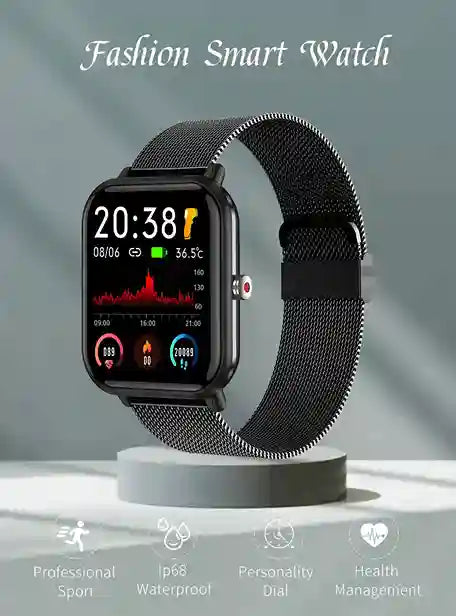 Waterproof IP67 smartwatch for workouts and swimming