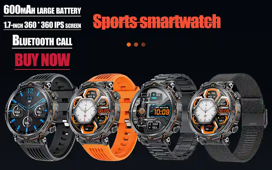 Wireless charging fitness smart watch modern design