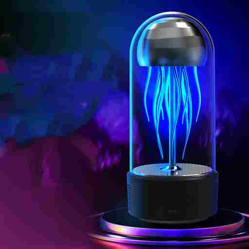 BABBAK'S LTD Jellyfish Bluetooth Speaker – 360° Surround Sound with LED Light Show | 28cm