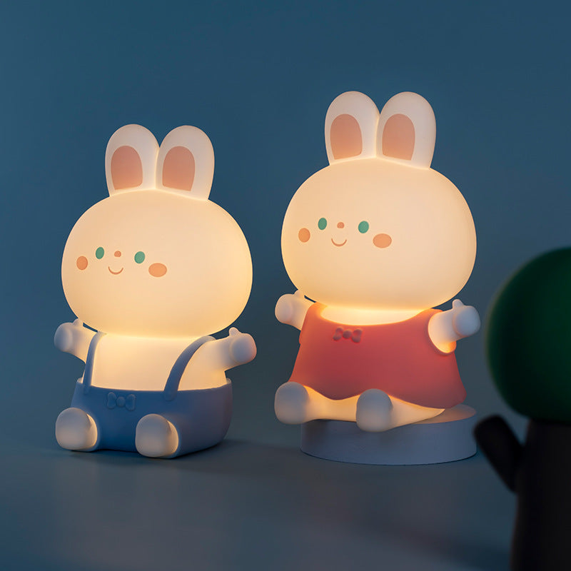 BABBAK'S LTD Soft Glow USB Rechargeable Night Light – Compact Silicone Bedside Lamp