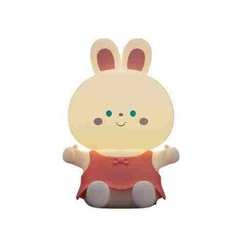 BABBAK'S LTD Soft Glow USB Rechargeable Night Light – Compact Silicone Bedside Lamp