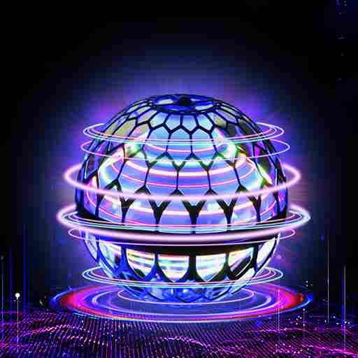 BABBAK'S LTD Levitation Flying Ball with Magic Wand – LED Boomerang Toy for Kids & Adults