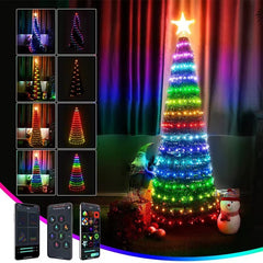 Christmas Light String Remote Control Lamp String Ambient Decor Lights