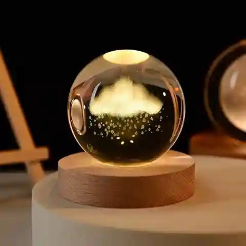crystal ball night light