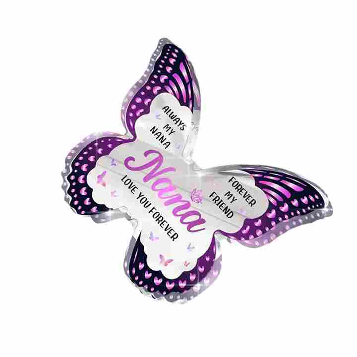 BABBAK'S LTD Purple Butterfly Mom Gift – Decorative Inspirational Ornament for Women
