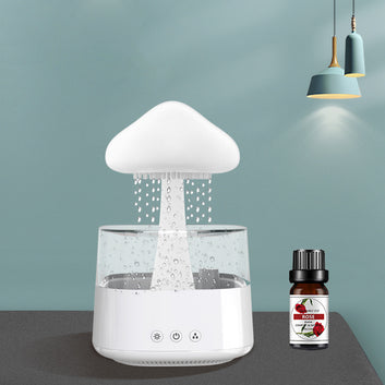 BABBAK'S LTD Raining Cloud Humidifier – Creative Aromatherapy Air Purifier & Decorative LED Home Device
