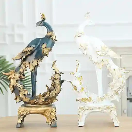 phoenix statue home decor