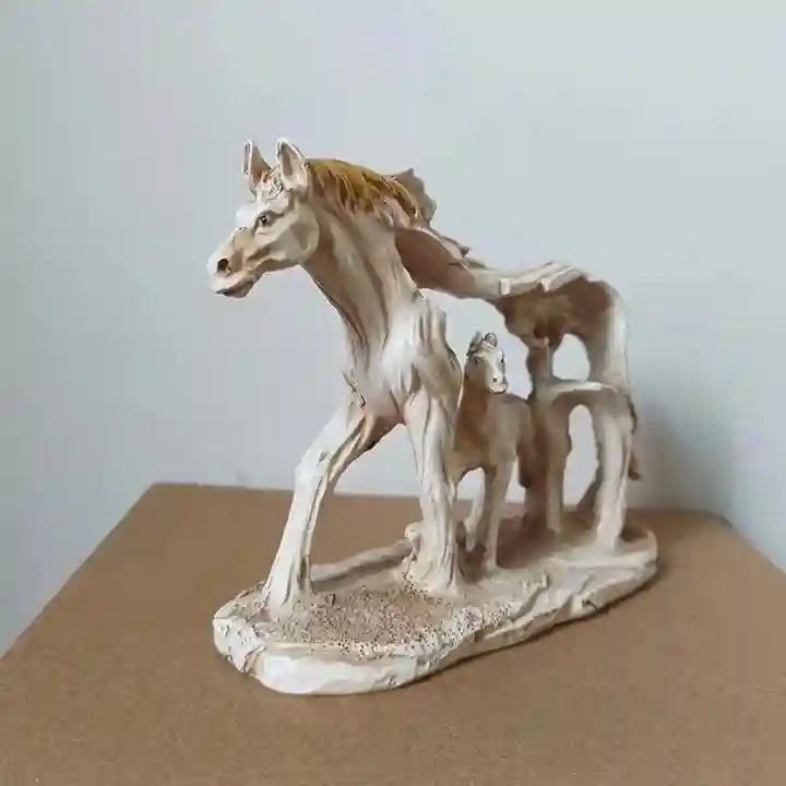 resin horse figurine decor